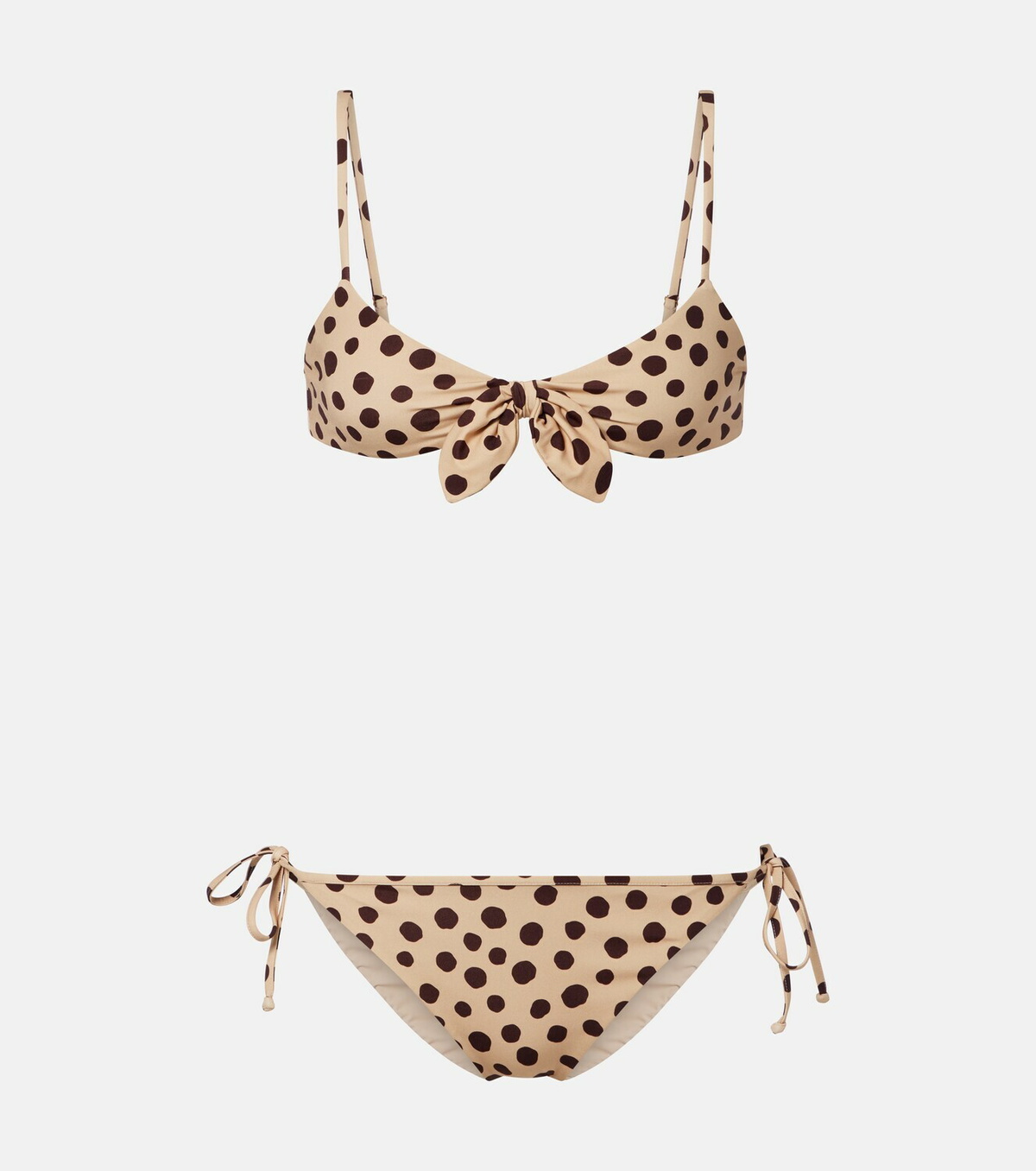 Valentino Polka-dot bow-detail bikini