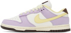Nike Purple & White Dunk Low Premium Sneakers