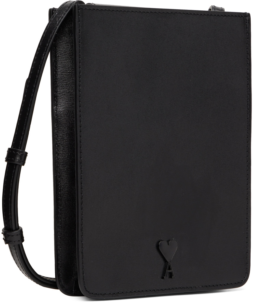 AMI Alexandre Mattiussi Black Vertical Pouch