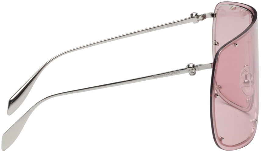 Alexander McQueen Silver Skull Sunglasses