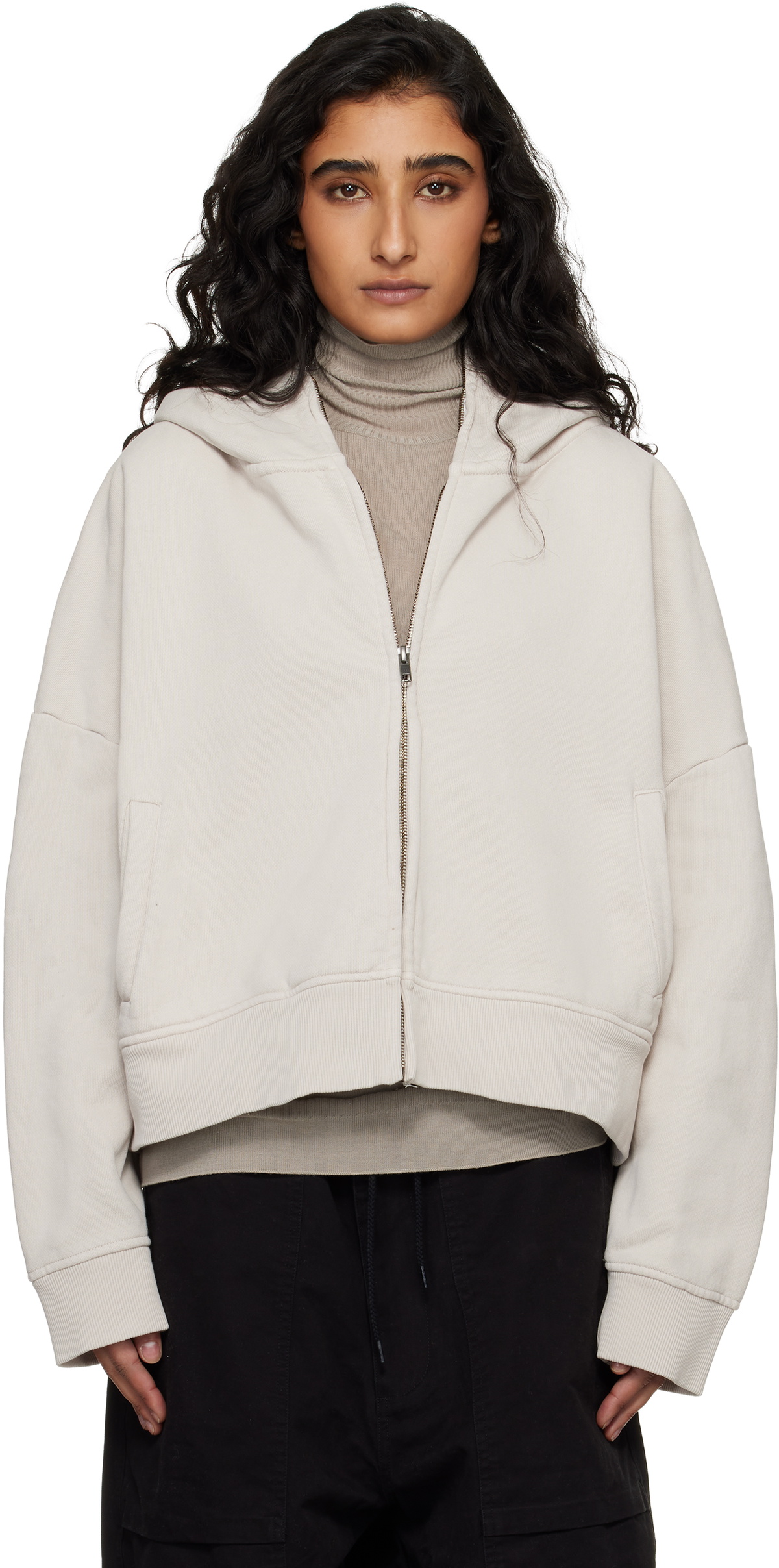 Entire Studios Off-White Eternal Zip Hoodie