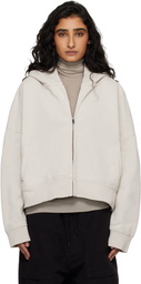 Entire Studios Off-White Eternal Zip Hoodie