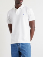 Polo Ralph Lauren - Logo-Embroidered Cotton-Piqué Polo Shirt - White