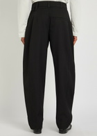 Jacquemus Le Pantalon Oranger Wool Trousers Black