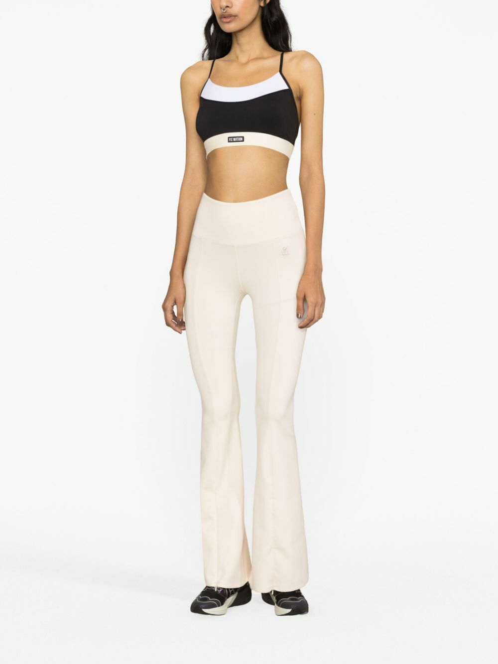 P.E Nation Neutral Full Force Flared Leggings