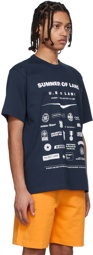 Helmut Lang Navy Cotton T-Shirt