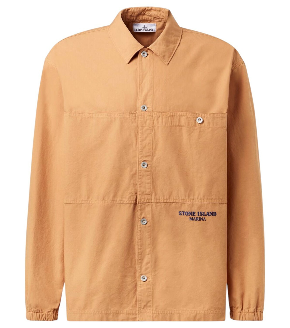 Stone Island - Logo-Appliquéd Garment-Dyed ECONYL® Overshirt