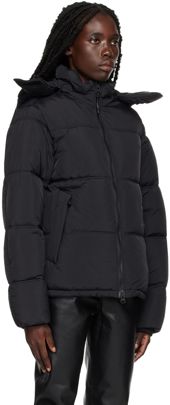 The Very Warm Black Hooded Puffer Jacket
