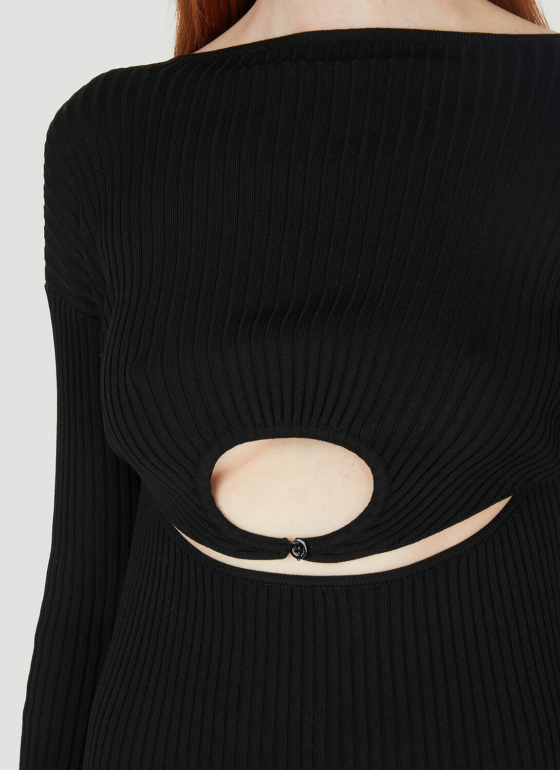 Wynn Hamlyn Cut-Out Motif Dress