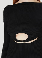 Wynn Hamlyn Cut-Out Motif Dress
