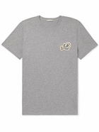 Moncler - Logo-Appliquéd Cotton-Jersey T-Shirt - Gray