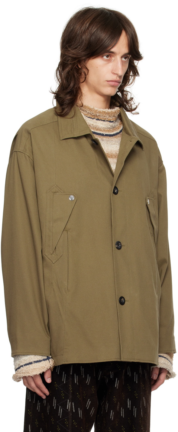 Kiko Kostadinov Green Annina Coat