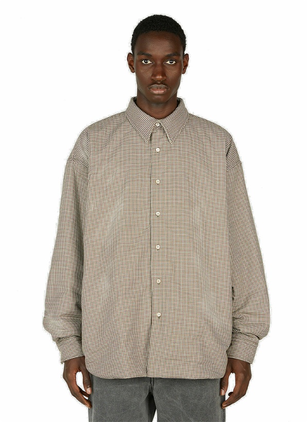 Photo: Acne Studios - Check Shirt in Brown
