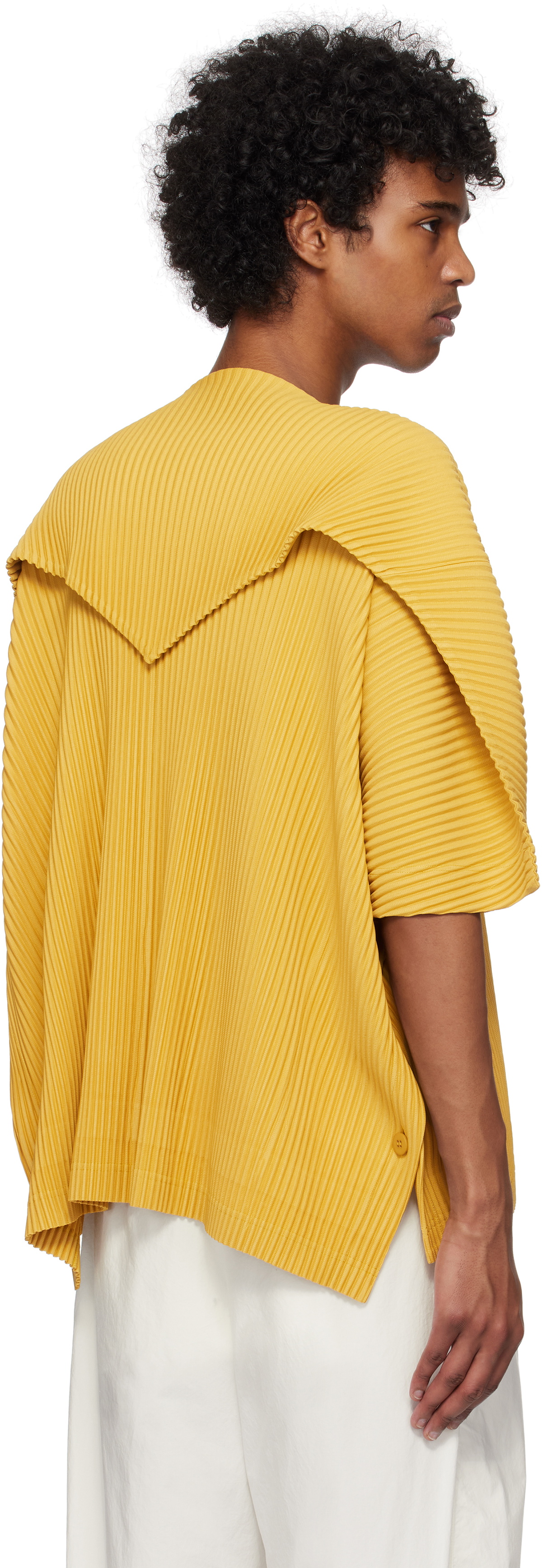 HOMME PLISSÉ ISSEY MIYAKE Yellow Kite T-shirt Homme Plisse Issey