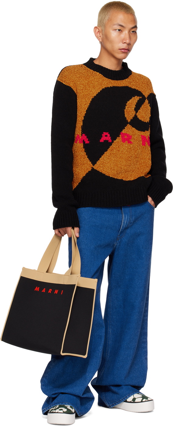 Marni Black Carhartt WIP Edition Graphic Sweater Marni
