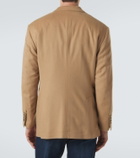 Brunello Cucinelli Camel hair double-breasted suit jacket