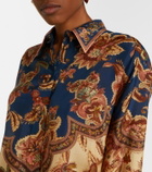 Zimmermann Aster printed silk shirt