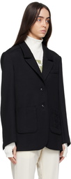 Kijun Black Oversized Blazer