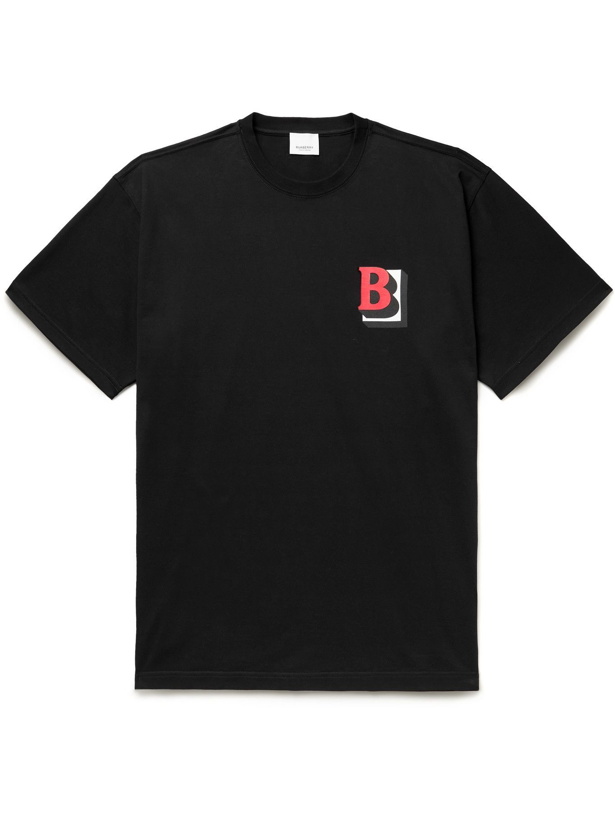 Photo: Burberry - Printed Cotton-Jersey T-Shirt - Black