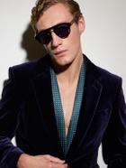 TOM FORD - Icon Aviator-Style Acetate Sunglasses - Blue