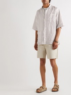 120% - Printed Linen Shirt - Neutrals