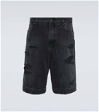 Dolce&Gabbana Distressed denim shorts
