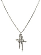 EMANUELE BICOCCHI - Double Cross & Skull Necklace
