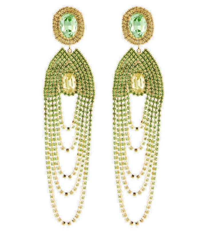 Photo: Magda Butrym Crystal-embellished clip-on earrings