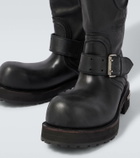 Balenciaga Venom leather biker boots