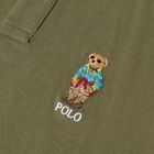 Polo Ralph Lauren Men's Outdoor Bear Polo Shirt in Dark Sage