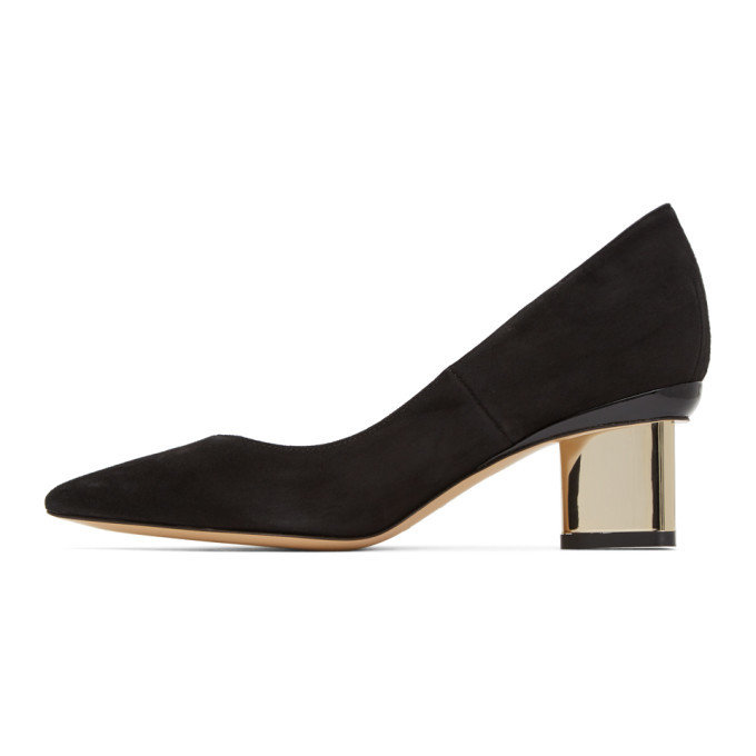 Nicholas Kirkwood Black Suede Wedge Shoes