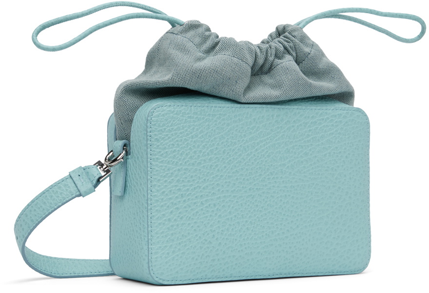 Maison Margiela Blue Logo Crossbody Bag