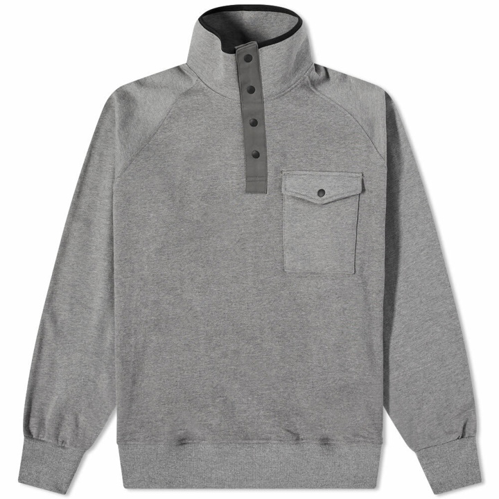 Photo: FrizmWORKS Men's Quarter Zip Sweat in Grey