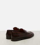 Loro Piana Sergio leather penny loafers