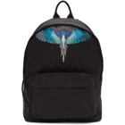 Marcelo Burlon County of Milan Black Canvas Wings Backpack