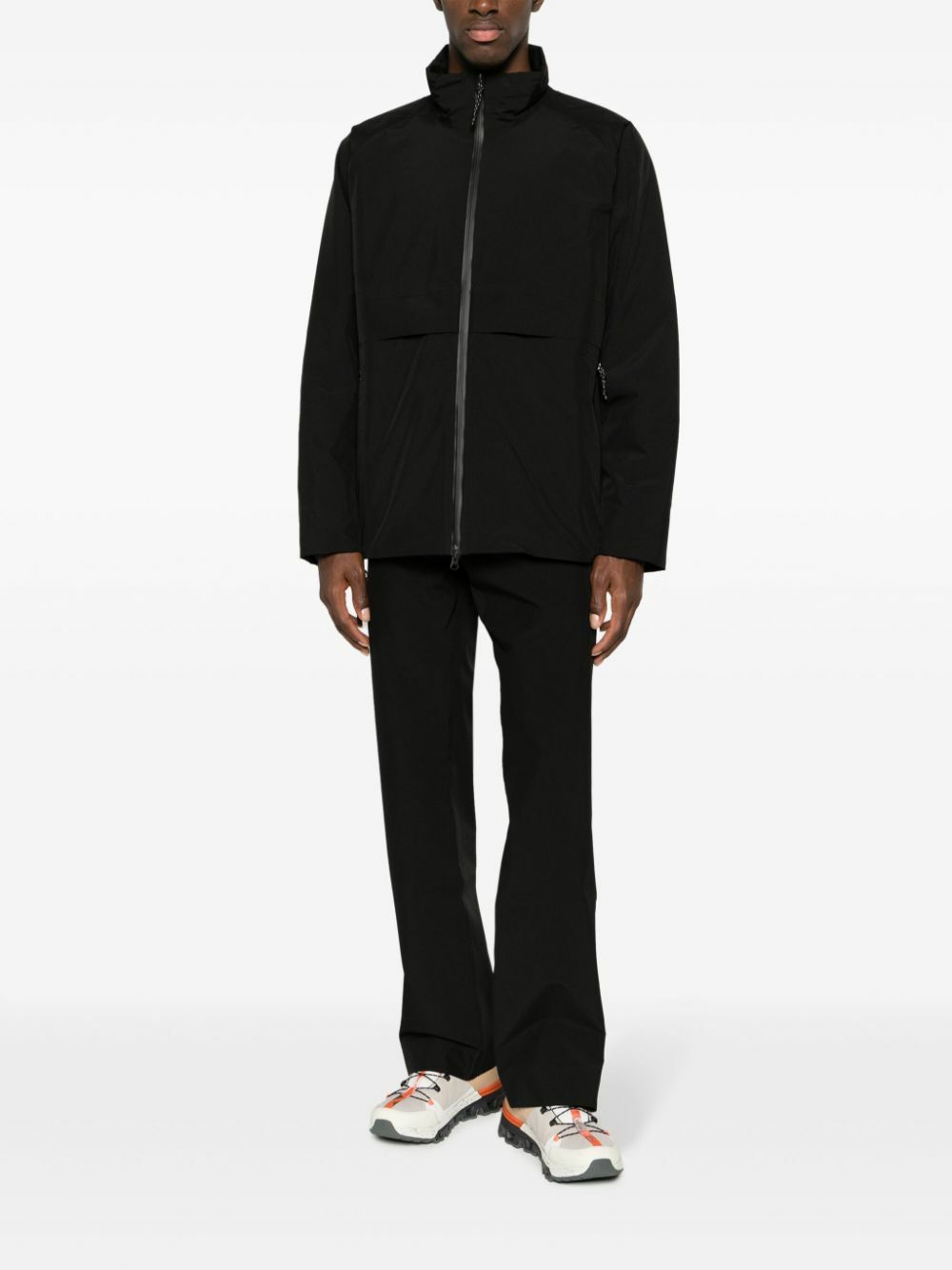 BLAEST Black Flo Funnel-Neck Jacket