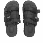 Suicoke Men's Moto-PUFFab in Black