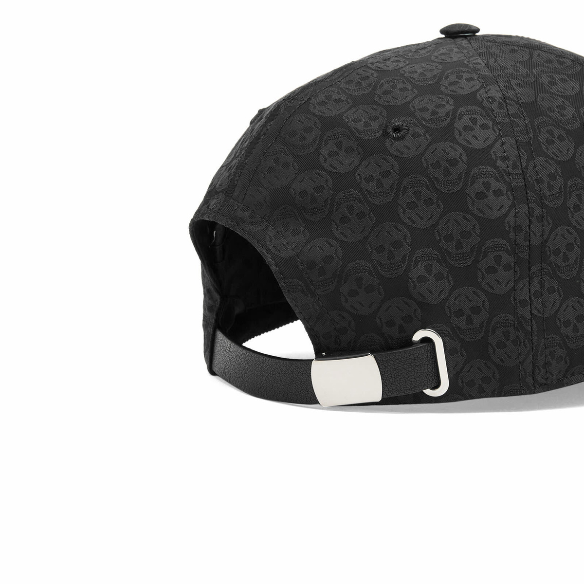 Alexander McQueen Men's Skull Jacquard Cap in Black