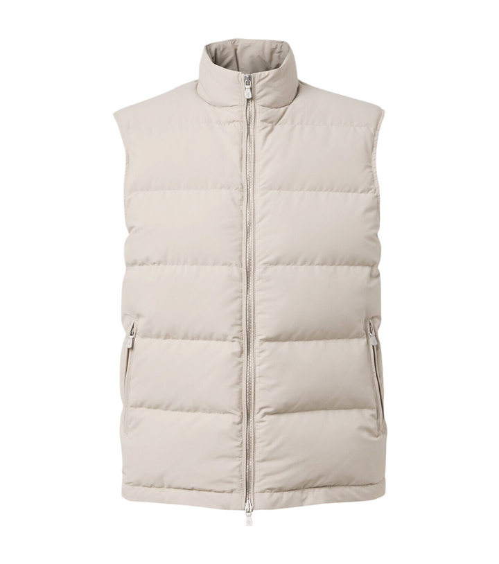 Photo: Eleventy Wool-blend down vest