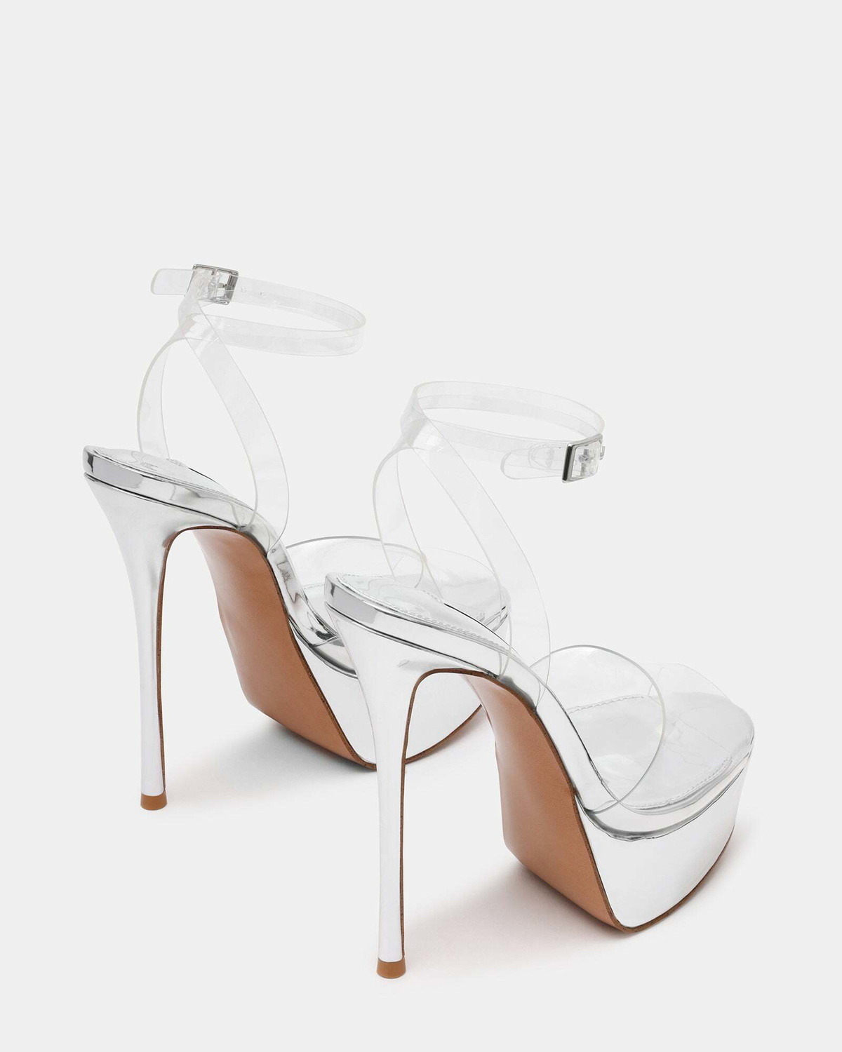 Steve Madden Jezzica Heels in Clear