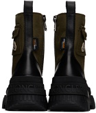 Moncler Khaki Konture Pocket Boots