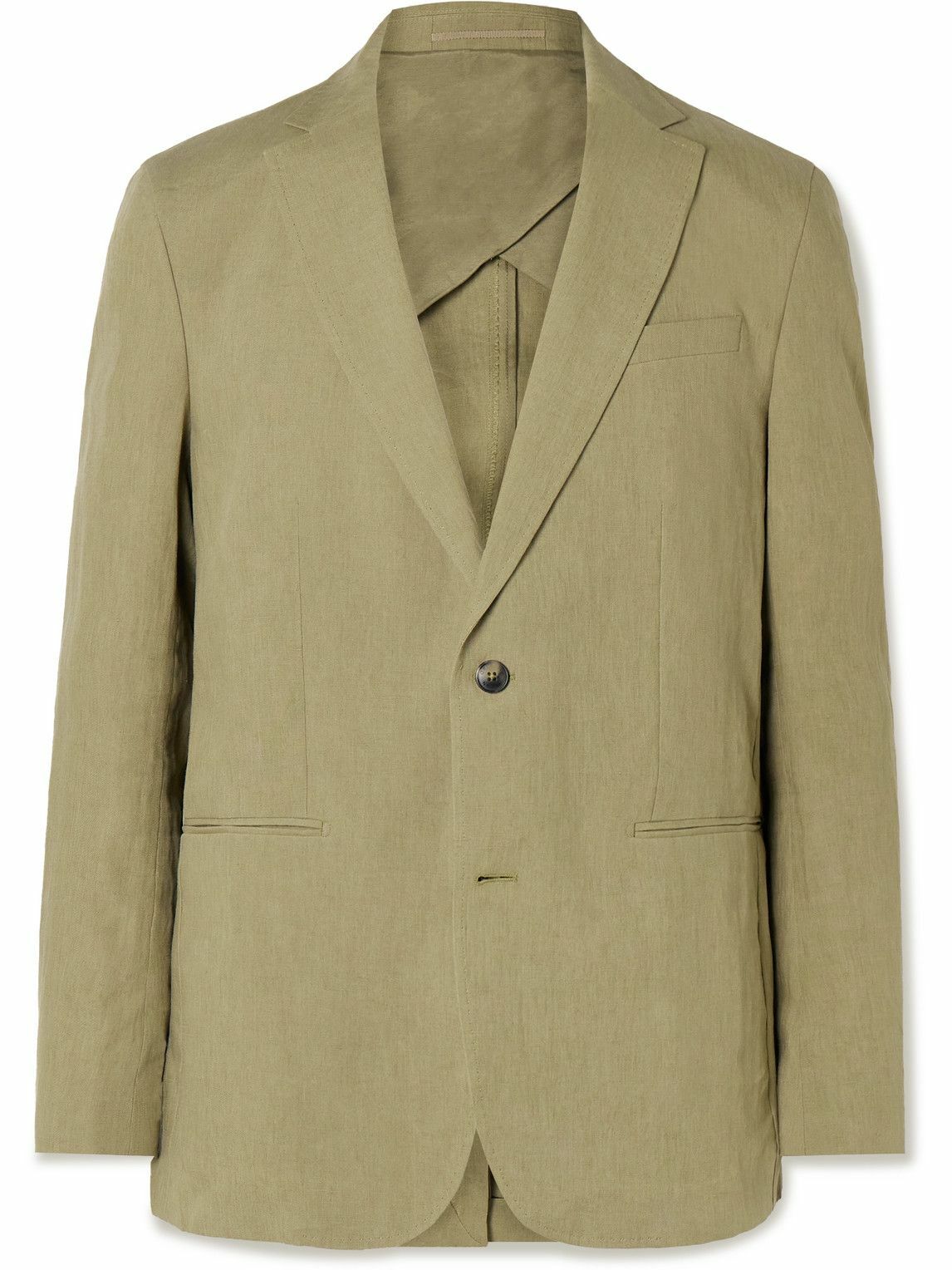 Orlebar Brown - Garret Unstructured Linen Suit Jacket - Green