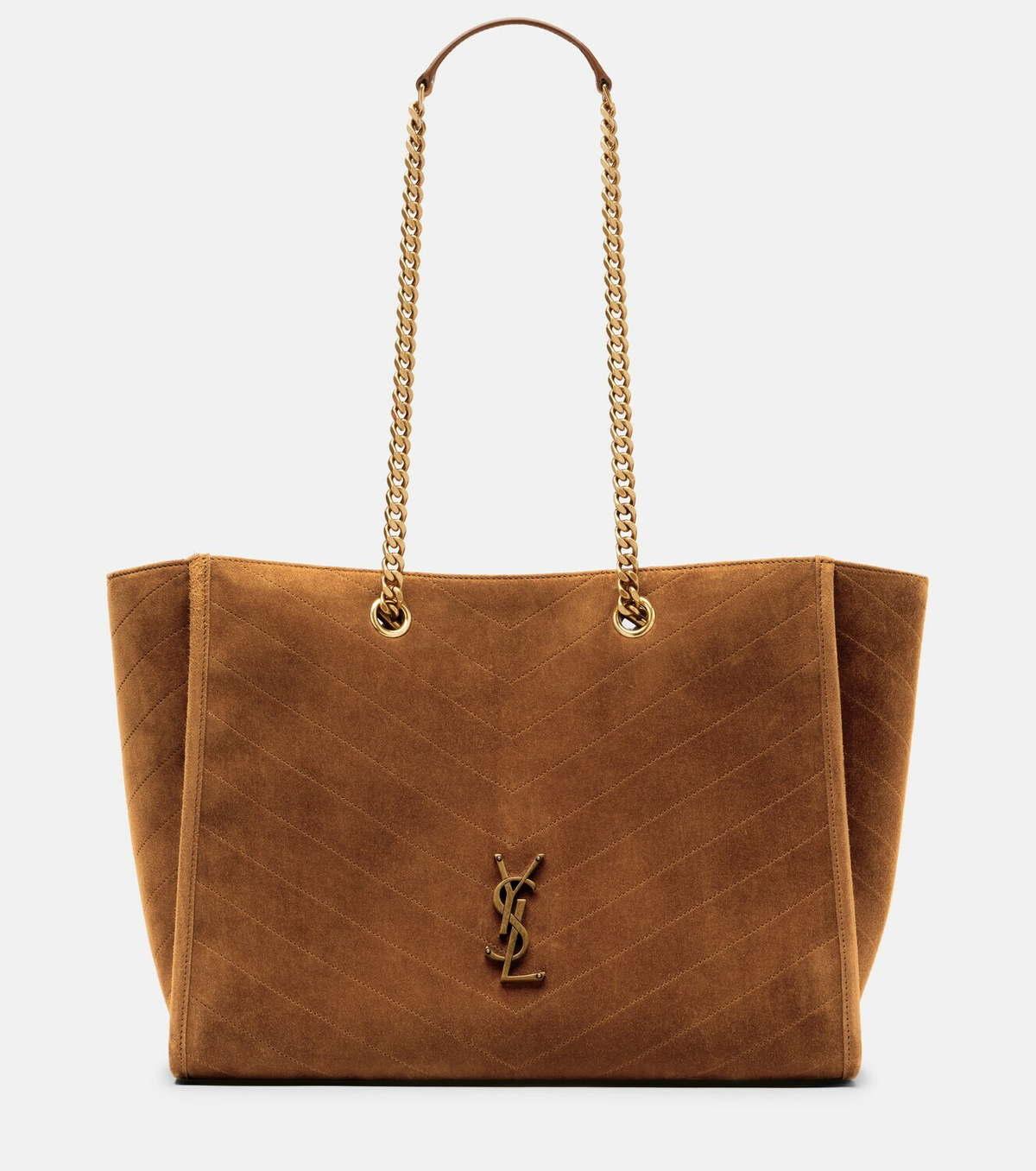 Saint Laurent Niki East/West suede tote bag