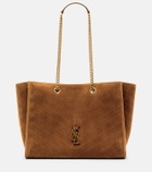 Saint Laurent Niki East/West suede tote bag