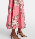 Leo Lin Bianca floral cotton shirt dress