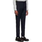Thom Browne Navy Skinny Unconstructed Trousers