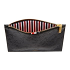 Thom Browne Black Large Embossed Toy Icon Coin Pouch