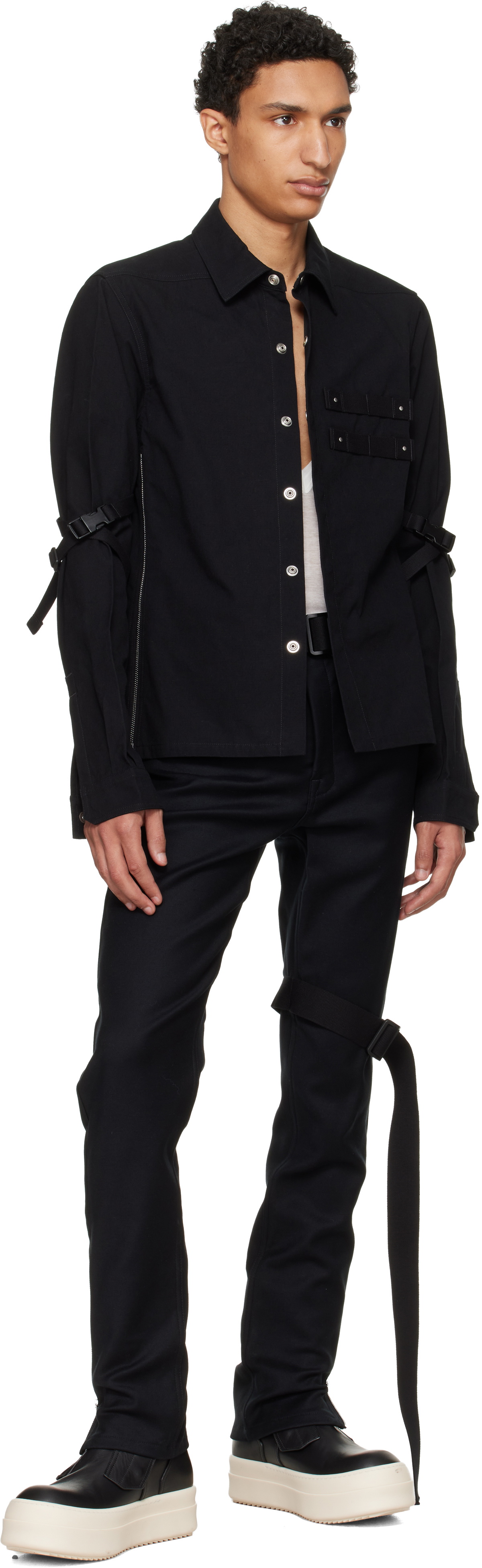Rick Owens Black Temple Rowland Shirt