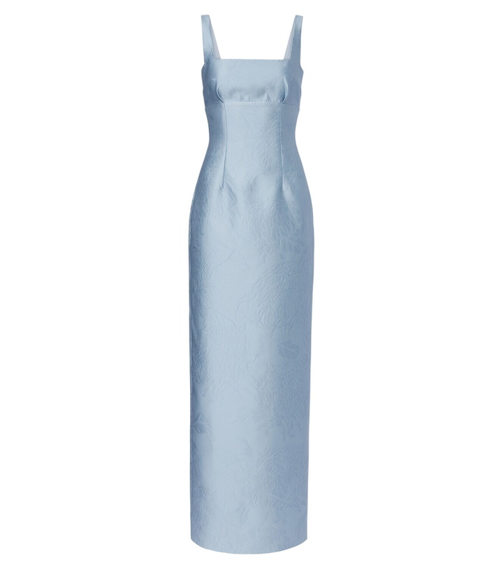 Photo: Emilia Wickstead Micheline floral cloqué gown