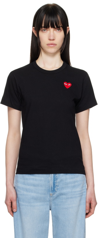 Photo: COMME des GARÇONS PLAY Black Red Heart T-shirt